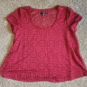 AEO - Eyelet Detailed Blouse (L)